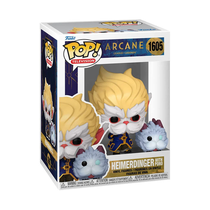 Arcane: League of Legends Heimerdinger with Poro Funko Pop! Vinyl Figure #1605 - for just $9.95! 