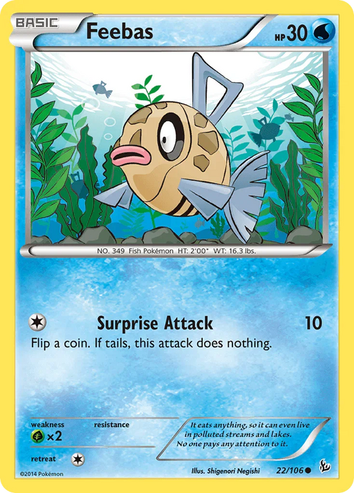 Feebas (22/106) [XY: Flashfire] - for just $0.15! 