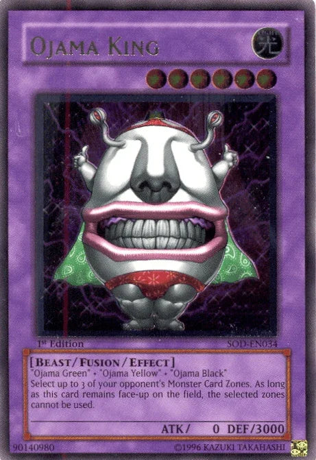Ojama King [SOD-EN034] Ultimate Rare - for just $17.90! 
