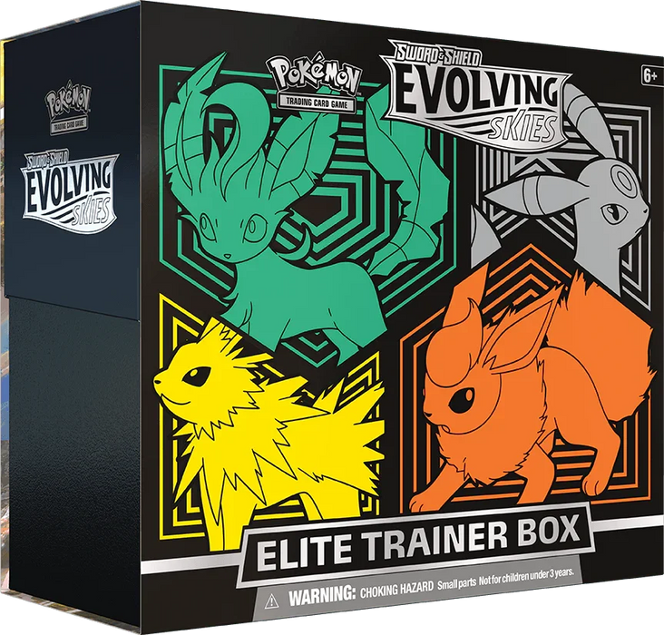 Sword & Shield: Evolving Skies - Elite Trainer Box (Flareon/Jolteon/Umbreon/Leafeon) - for just $560! 