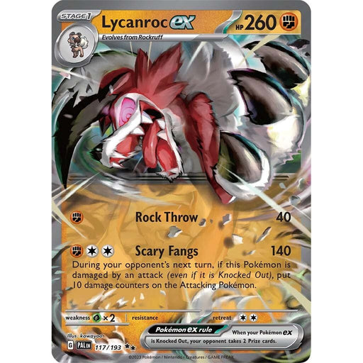 Lycanroc ex (117/193) [Scarlet & Violet: Paldea Evolved] - Just $0.52! Shop now at Retro Gaming of Denver