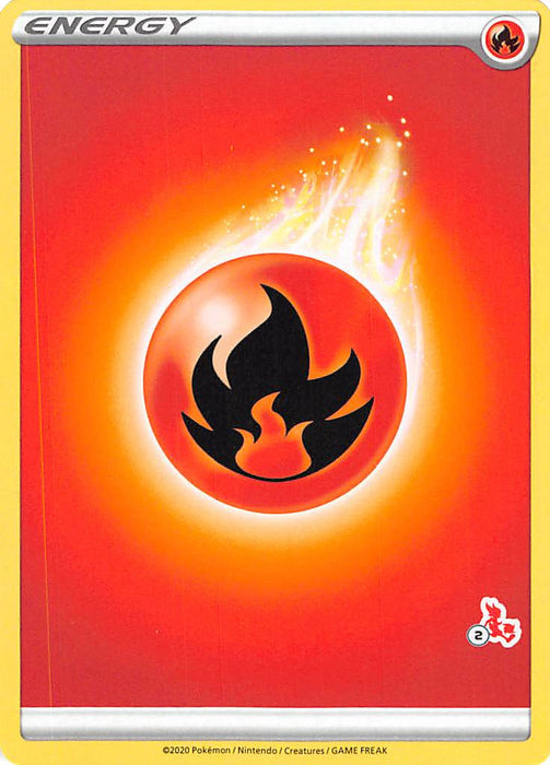 Fire Energy (Cinderace Stamp #2) [Battle Academy 2022] - Just $0.10! Shop now at Retro Gaming of Denver