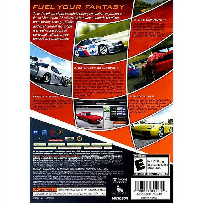 Forza Motorsport 2 – Xbox 360 (X360) - for just $7.99! 