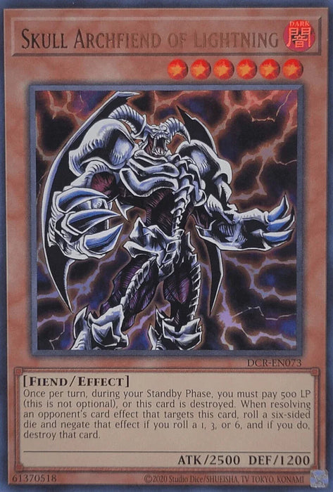 Skull Archfiend of Lightning (25th Anniversary) [DCR-EN073] Ultra Rare - for just $8.30! 