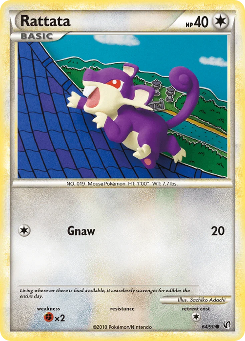 Rattata (64/90) [HeartGold & SoulSilver: Undaunted] - for just $0.25! 
