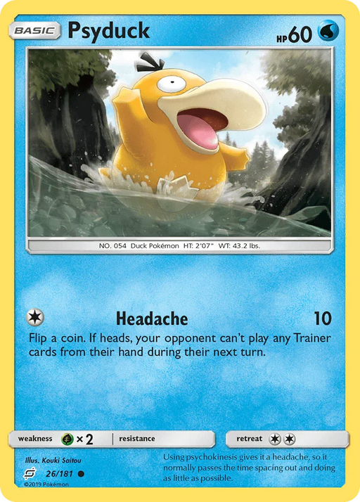 Psyduck (26/181) [Sun & Moon: Team Up] - for just $0.40! 