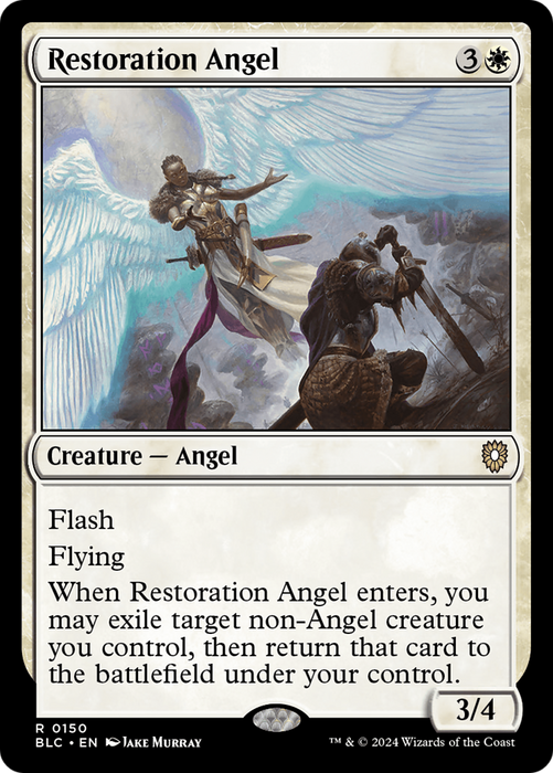 Restoration Angel (BLC-150) - Bloomburrow Commander - for just $0.08! 