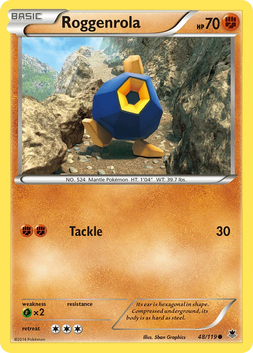 Roggenrola (48/119) [XY: Phantom Forces] - for just $0.10! 