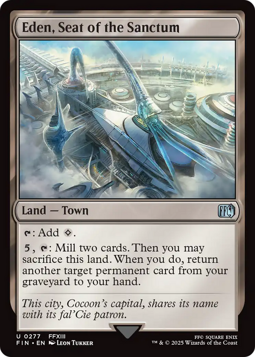 Eden, Seat of the Sanctum (FIN-277) - FINAL FANTASY Foil - for just $0.11! 