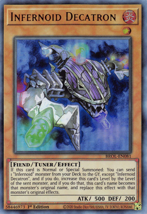 Infernoid Decatron [BROL-EN081] Ultra Rare - for just $0.10! 