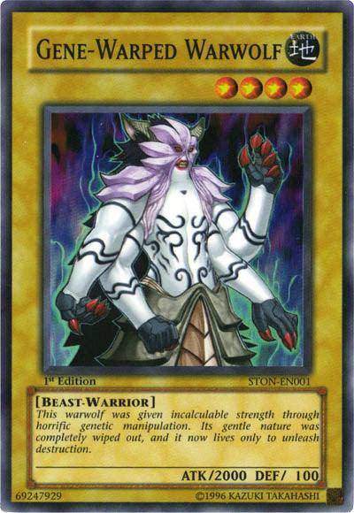 Gene-Warped Warwolf [STON-EN001] Super Rare - for just $0.45! 