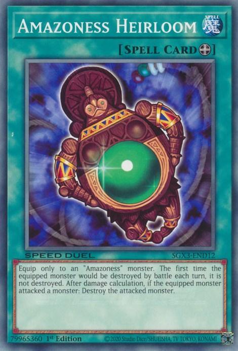 Amazoness Heirloom [SGX3-END12] Common - for just $0.15! 