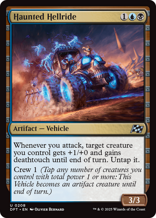Haunted Hellride (DFT-208) - Aetherdrift Foil - for just $0.05! 