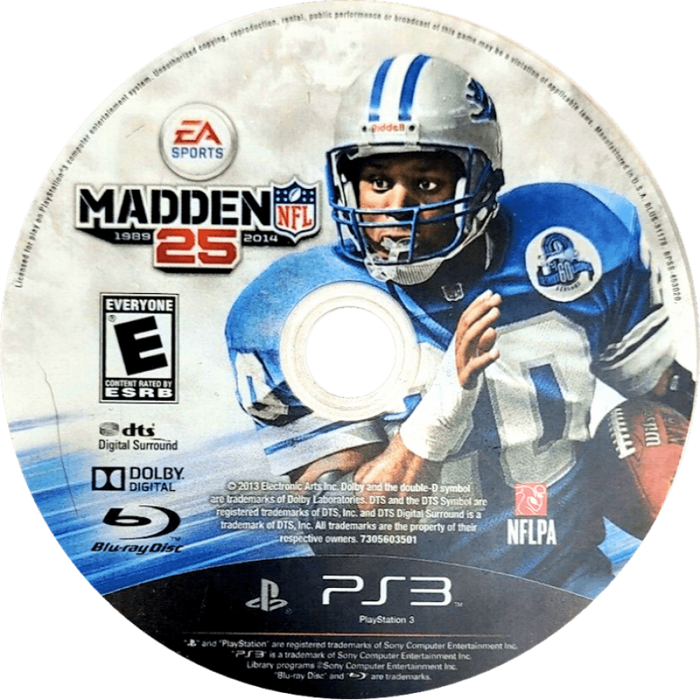 Madden NFL 25 – PlayStation 3 (PS3) - for just $5.99! 