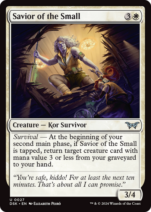Savior of the Small (DSK-027) - Duskmourn: House of Horror Foil - for just $0.03! 