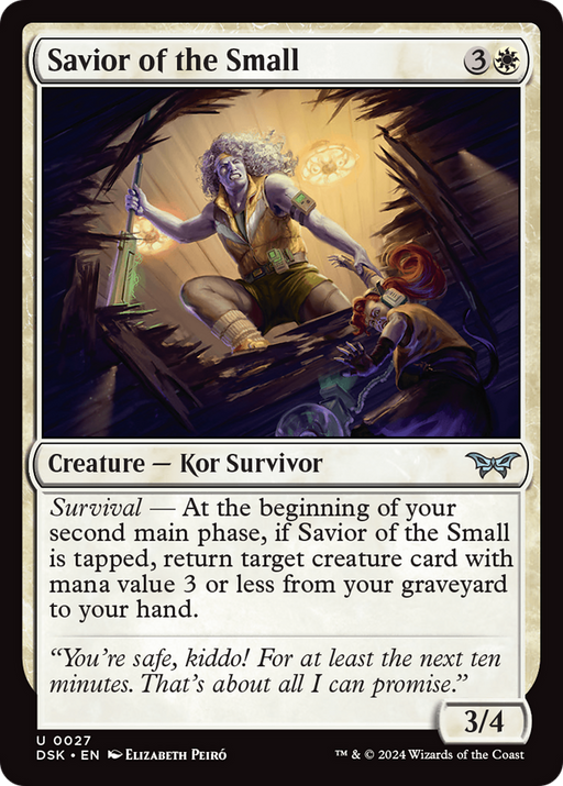 Savior of the Small (DSK-027) - Duskmourn: House of Horror Foil - for just $0.03! 
