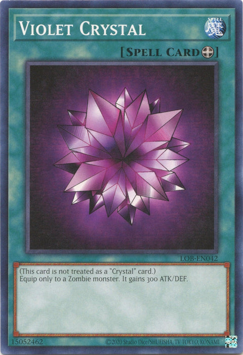 Violet Crystal (25th Anniversary) [LOB-EN042] Common - for just $0.10! 