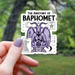 The Anatomy of Baphomet Dark Art Sticker - 3" - for just $3.50! 
