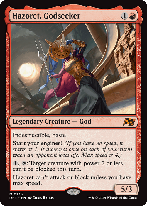 Hazoret, Godseeker (DFT-133) - Aetherdrift Foil - for just $0.30! 