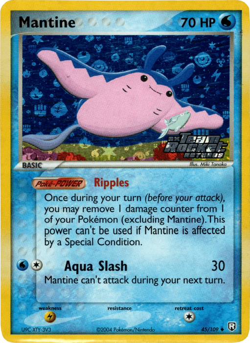 Mantine (45/109) (Stamped) [EX: Team Rocket Returns] - for just $21! 