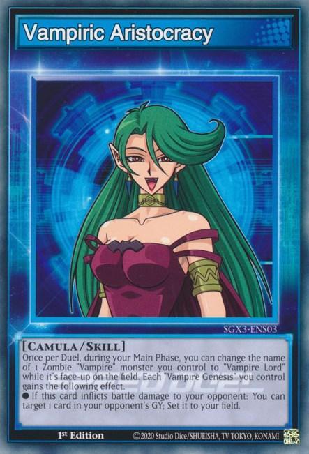 Vampiric Aristocracy [SGX3-ENS03] Common - for just $0.10! 