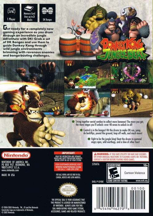 Donkey Kong: Jungle Beat [DK Bongos Bundle][Missing Bundle Box] – GameCube (GC) - for just $80.99! 