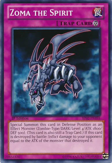 Zoma the Spirit [BP02-EN194] Mosaic Rare - for just $0.20! 