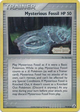 Mysterious Fossil (79/92) (Stamped) [EX: Legend Maker] - for just $1.25! 