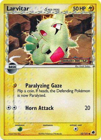 Larvitar (52/101) (Delta Species) (Stamped) [EX: Dragon Frontiers] - for just $10.15! 