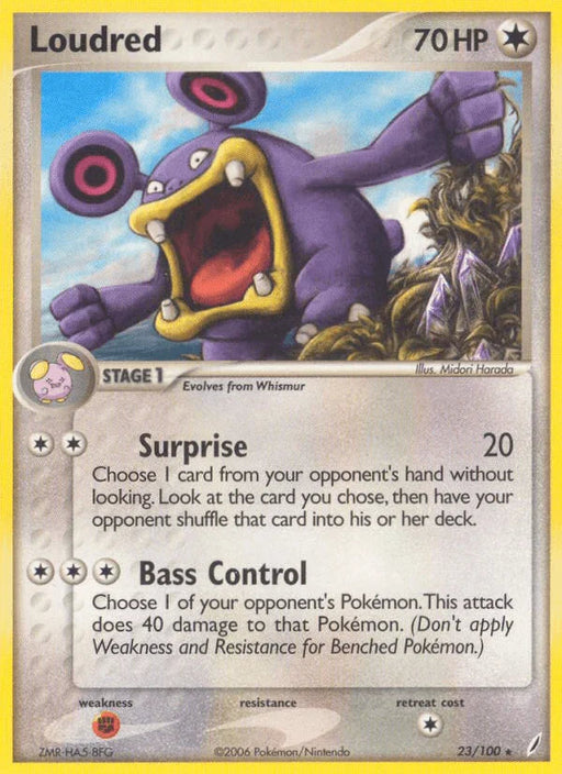 Loudred (23/100) [EX: Crystal Guardians] - for just $0.30! 