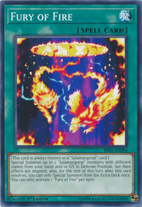 Fury of Fire [RIRA-EN054] Common - for just $0.10! 