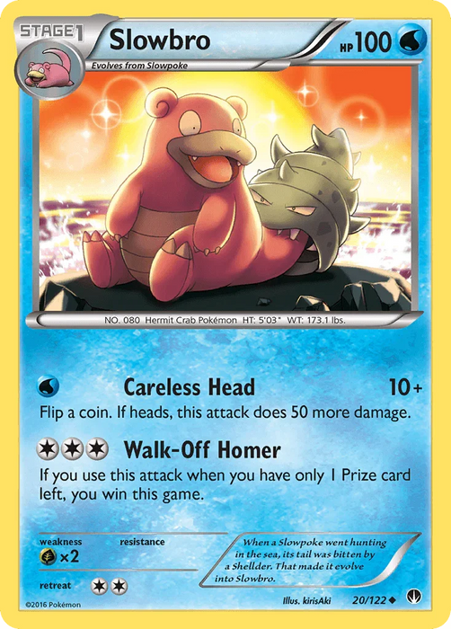 Slowbro (20/122) [XY: BREAKpoint] - for just $0.20! 