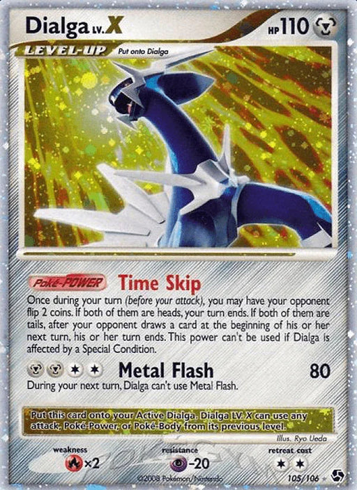 Dialga LV.X (105/106) [Diamond & Pearl: Great Encounters] - for just $100! 