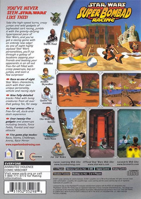 Star Wars: Super Bombad Racing – PlayStation 2 (PS2) - for just $11.99! 