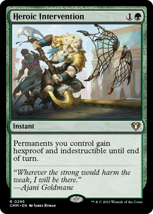 Heroic Intervention (CMM-295) - Commander Masters - for just $3.80! 