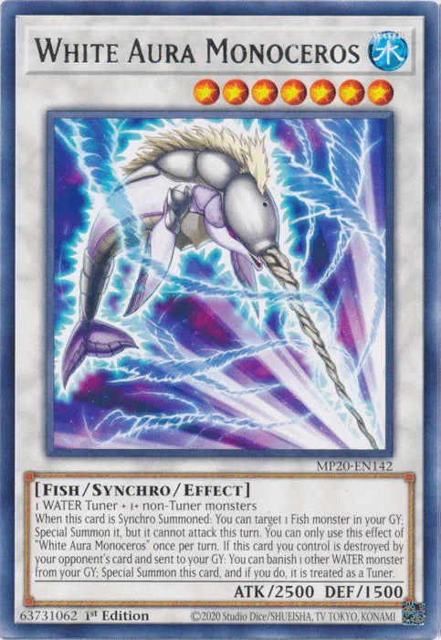 White Aura Monoceros [MP20-EN142] Rare - for just $0.15! 