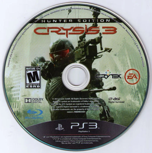 Crysis 3 [Hunter Edition] – PlayStation 3 (PS3) - for just $5.99! 