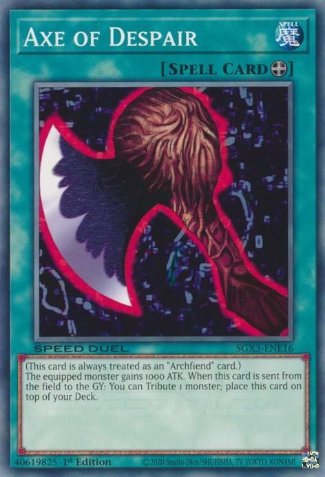 Axe of Despair [SGX3-ENE16] Common - for just $0.15! 