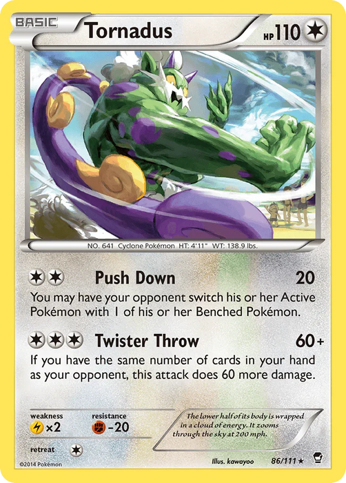 Tornadus (86/111) [XY: Furious Fists] - for just $0.20! 