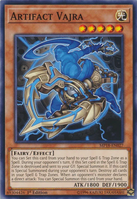 Artifact Vajra [MP18-EN027] Common - for just $0.10! 
