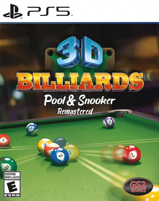3D Billiards: Pool & Snooker Remastered – PlayStation 5 (PS5) - for just $17.99! 