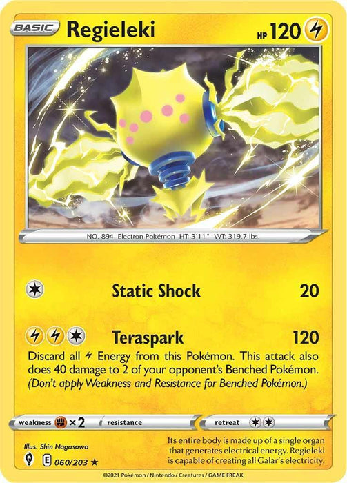 Regieleki (060/203) (Theme Deck Exclusive) [Sword & Shield: Evolving Skies] - for just $0.20! 
