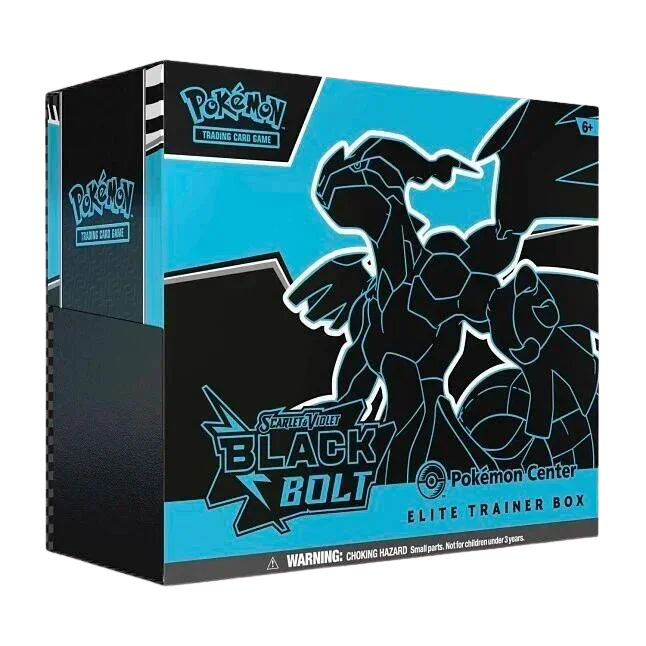 Scarlet & Violet: Black Bolt - Elite Trainer Box (Pokemon Center Exclusive) - for just $300! 