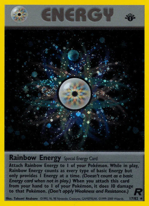 Rainbow Energy (17/82) [Team Rocket 1st Edition] - for just $17.35! 