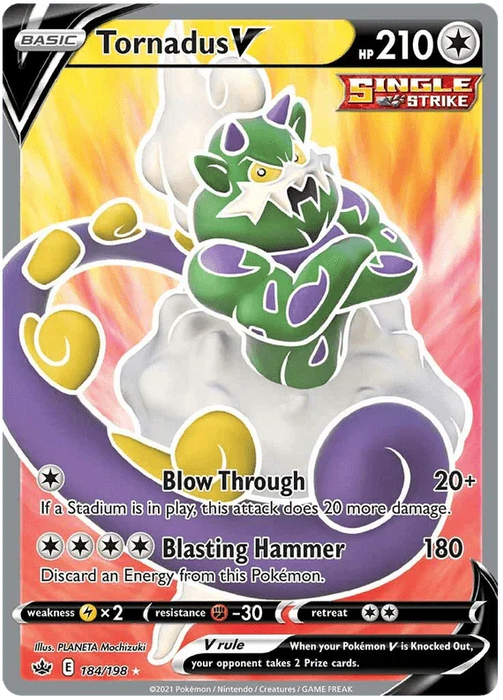 Tornadus V (184/198) [Sword & Shield: Chilling Reign] - for just $1.15! 