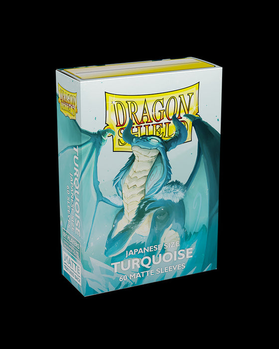 Dragon Shield: Japanese Size 60ct Sleeves - Turquoise (Matte) - Just $0! Shop now at Retro Gaming of Denver