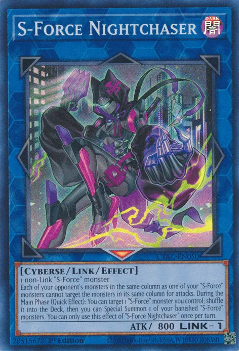 S-Force Nightchaser [CYAC-EN050] Super Rare - for just $0.10! 