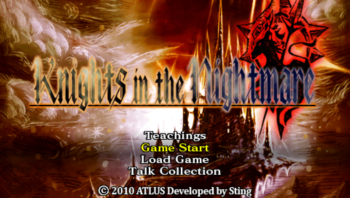 Knights in the Nightmare  – PlayStation Portable (PSP) - for just $29.99! 