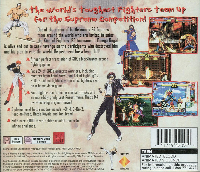 King of Fighters 95 – PlayStation 1 (PS1) - for just $0! 