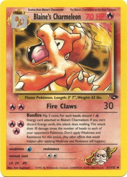 Blaine's Charmeleon (31/132) [Gym Challenge Unlimited] - for just $1.55! 